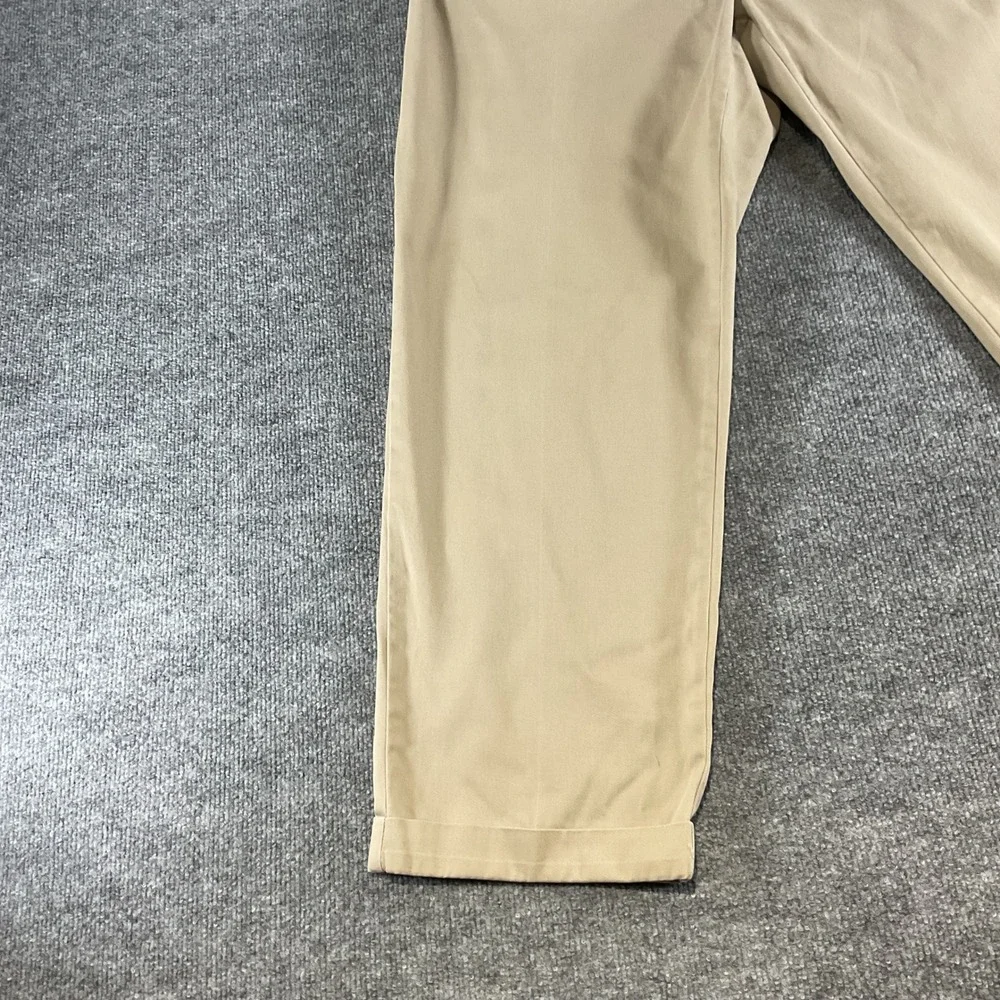 Vintage Polo Ralph Lauren Pleated Chino Pants Mens 40x30 Khaki Classic Fit VTG